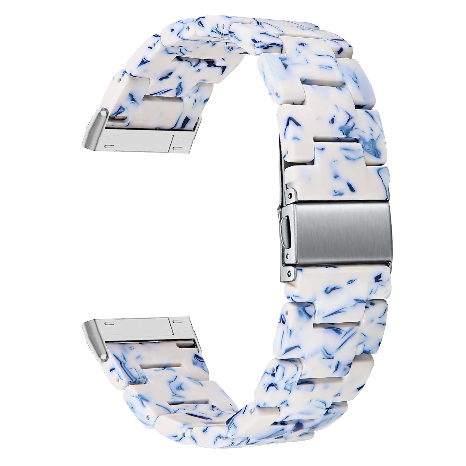 For Fitbit Versa 4 Sense 2 Resin Watch Band Strap Adjustable Bracelet with Stainless Steel Buckle For Fitbit Versa 4 Sense 2 Resin Watch Band Strap Adjustable Bracelet with Stainless Steel Buckle